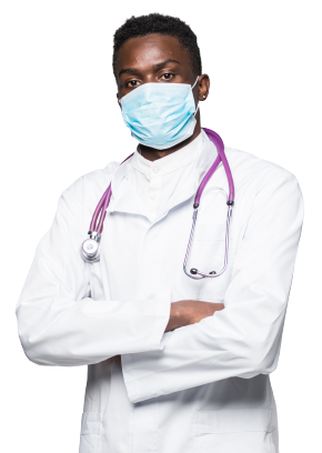 african american medical doctor man with mask isolated gray background removebg preview e1634662094335 - Mulondo Gotas Não Funciona? Descubra o que os especialistas não querem que você saiba